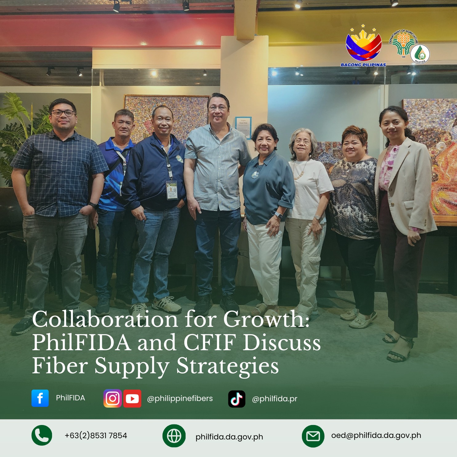 Collab for Growth: PhilFIDA and CFIF Discuss Fiber Supply Strats