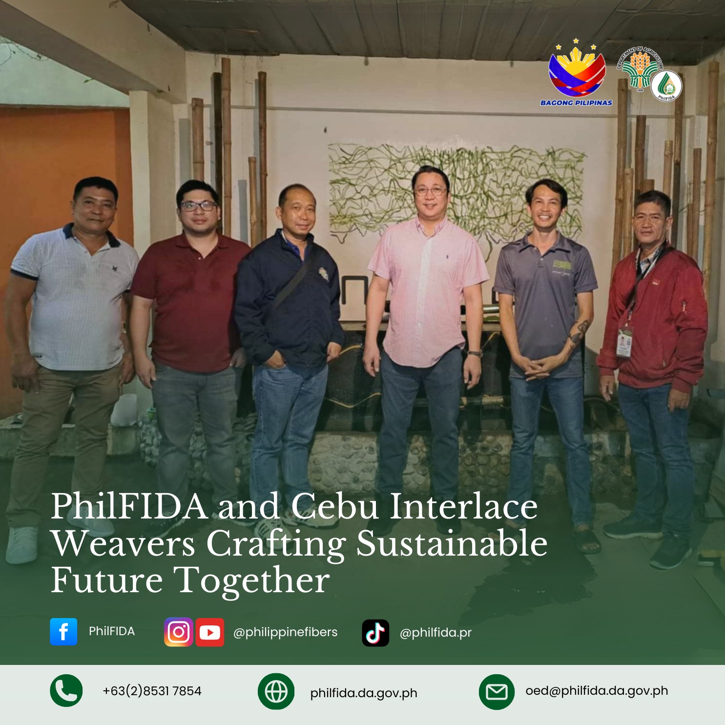 PhilFIDA and Cebu Interlace Weavers Crafting Sustainable Future Together