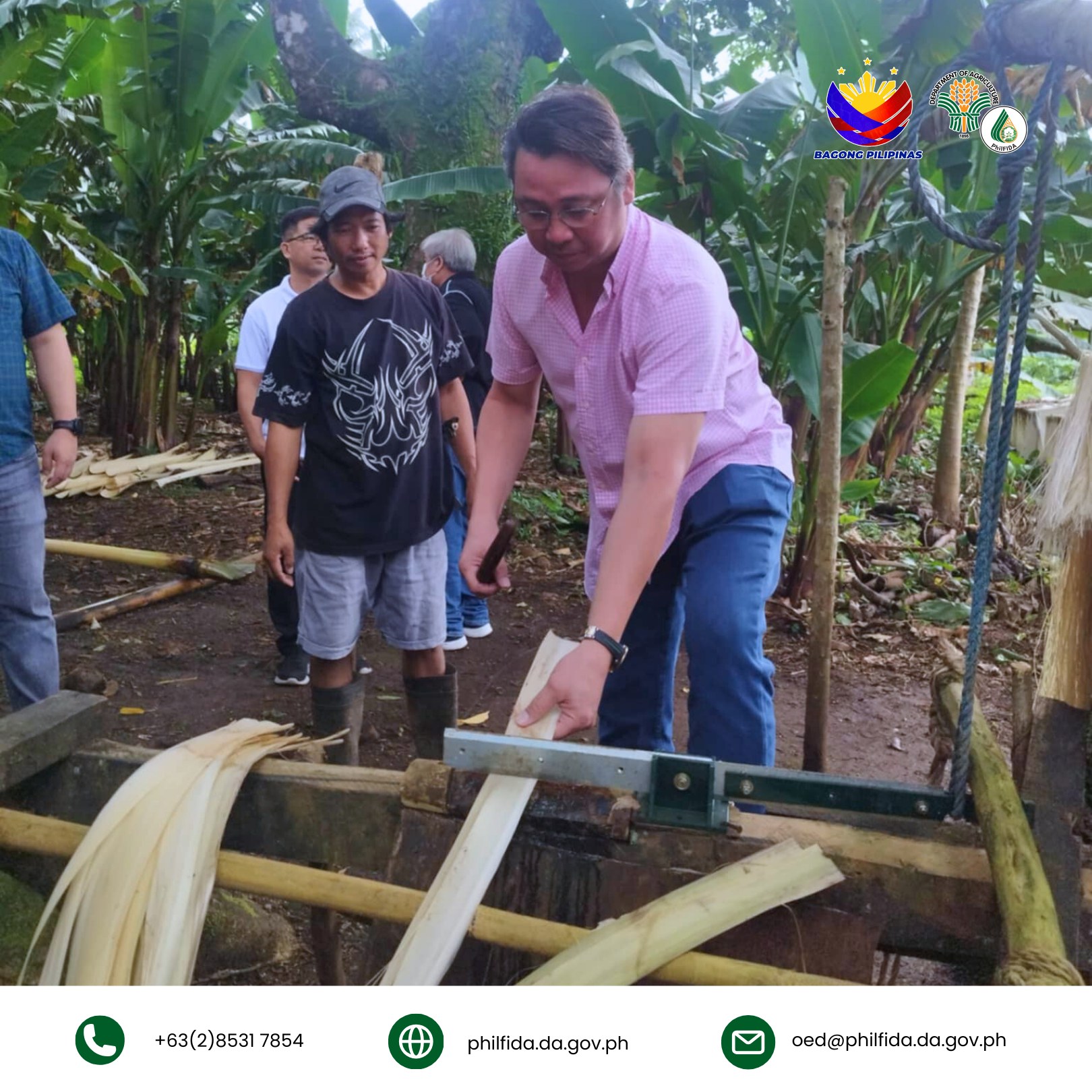PhilFIDA Assesses Fiber Extraction Technologies at Sorsogon Fiber Experiment Station 3