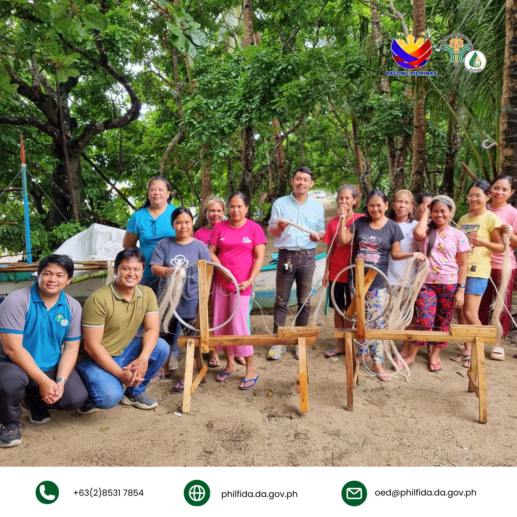 PhilFIDA Conducts Abaca Bleaching and Twine Making Training for Sto. Domingo Weavers 4