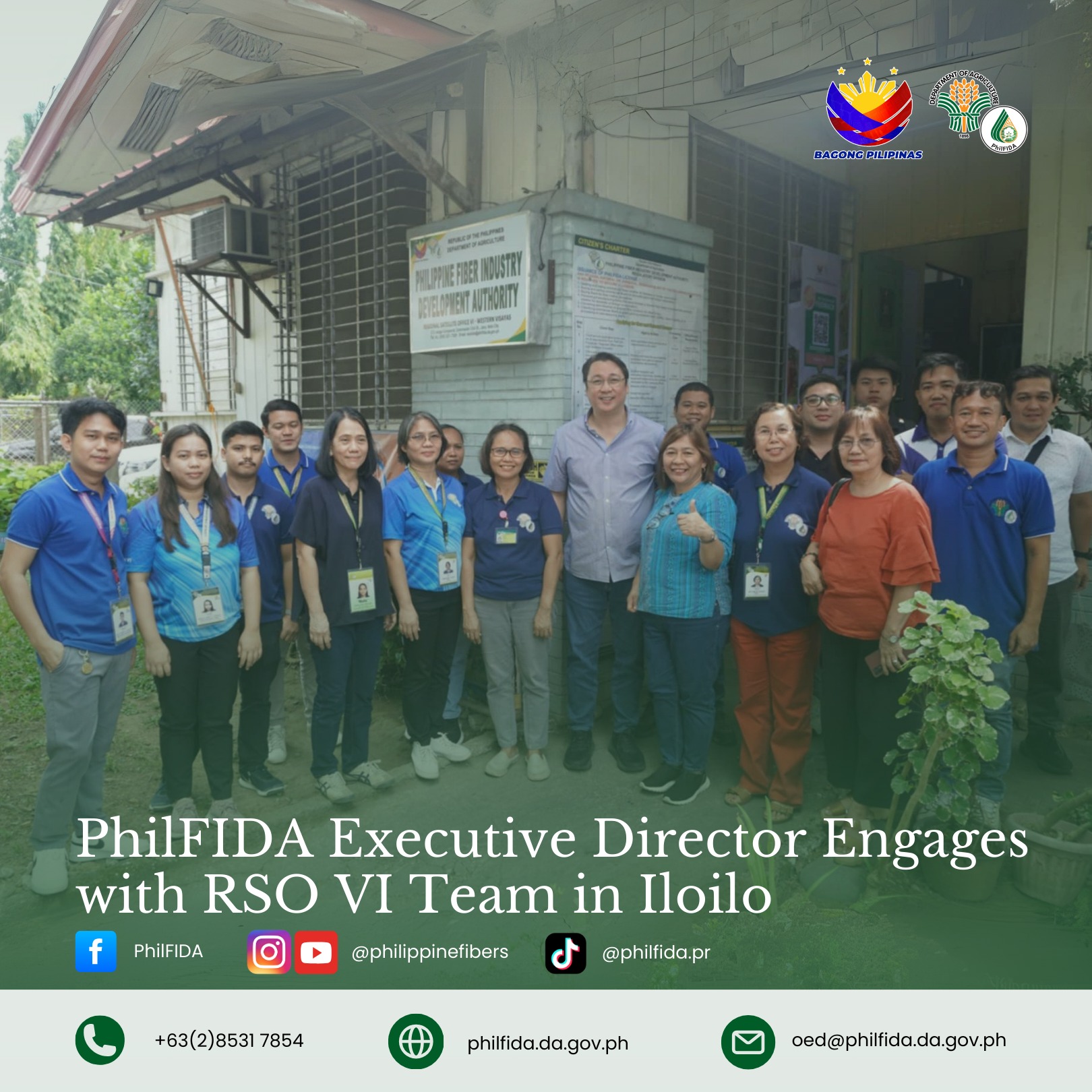 PhilFIDA Executive Director engages with RSO VI Team in Iloilo