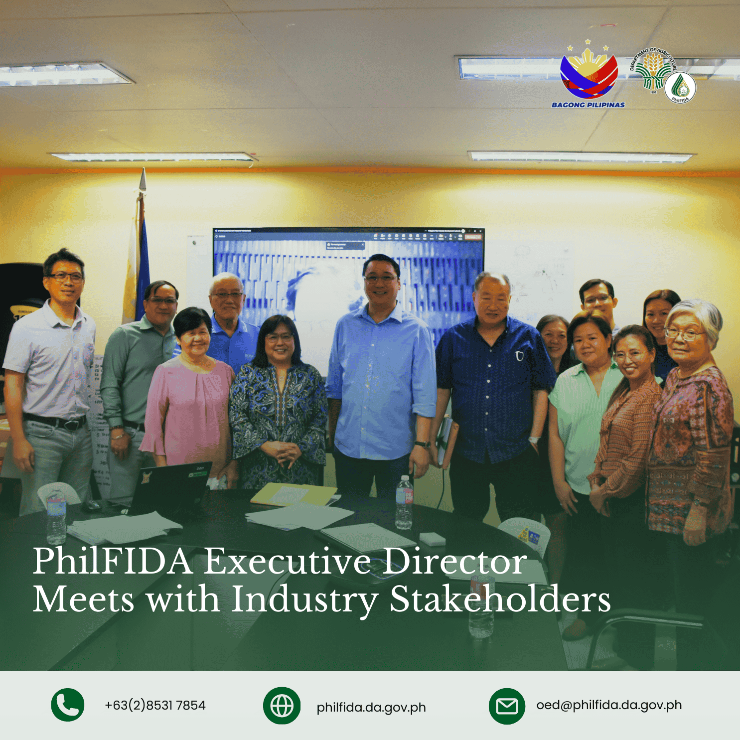 PhilFIDA Exec. Dir. meets with the Industry Stakeholders