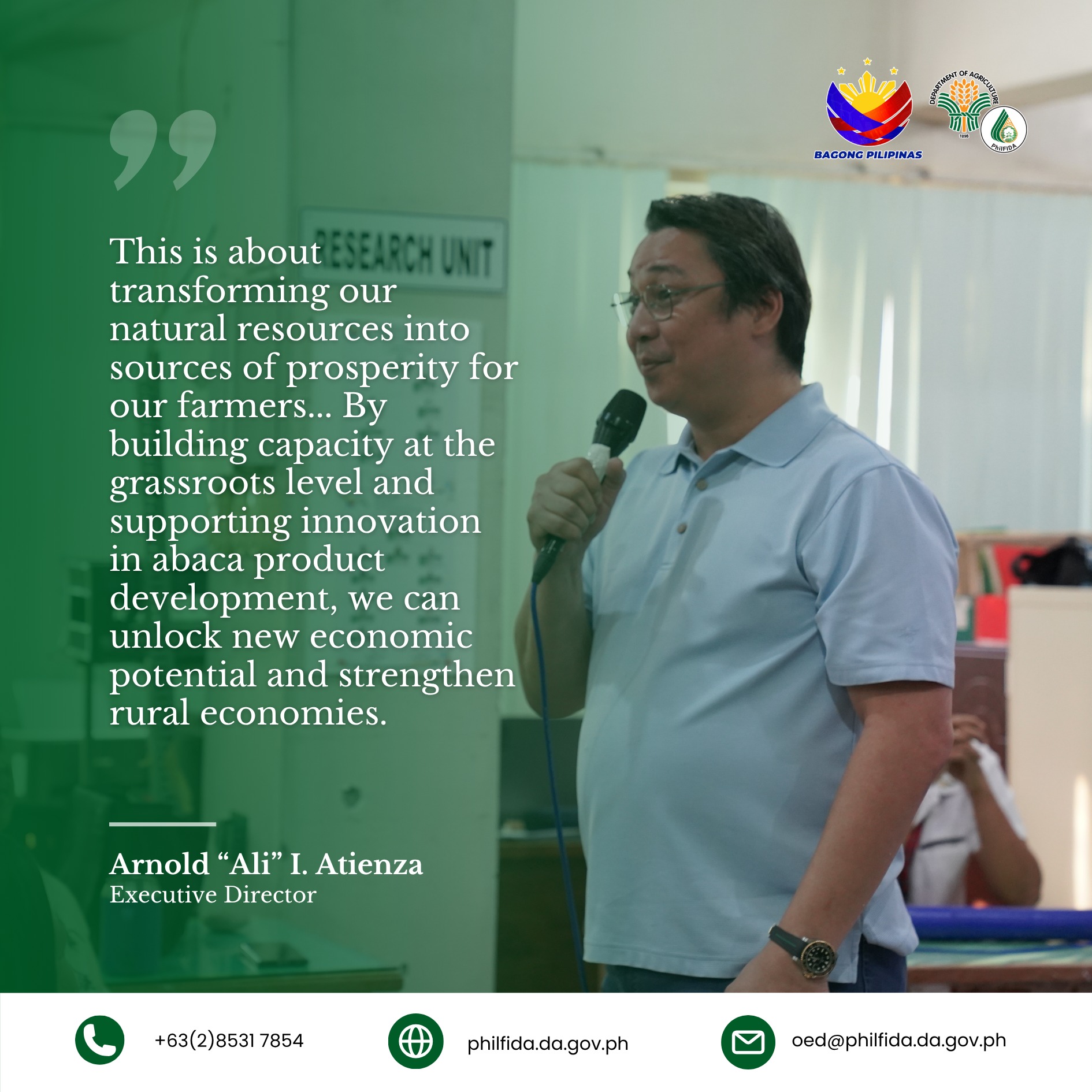PhilFIDA Executive Director Visits PhilFIDA Regional Office XI in Davao City 2