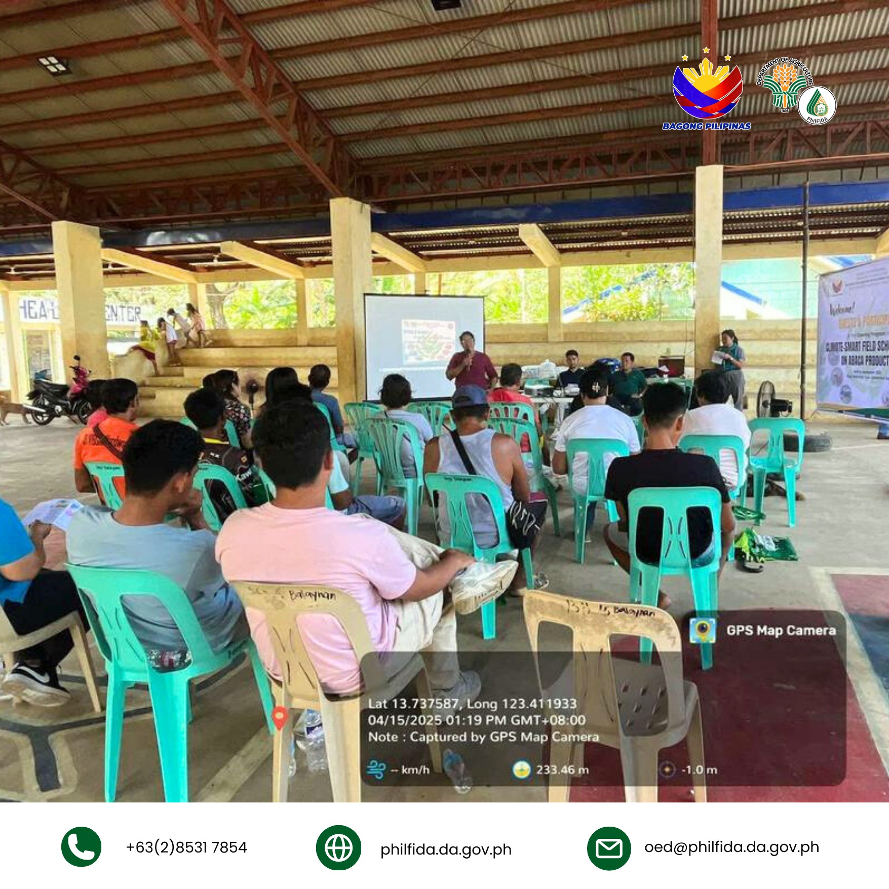 PhilFIDA Launches Climate-Smart Farmers' Field School on Abaca Prduction in Goa, Camarines Sur 3