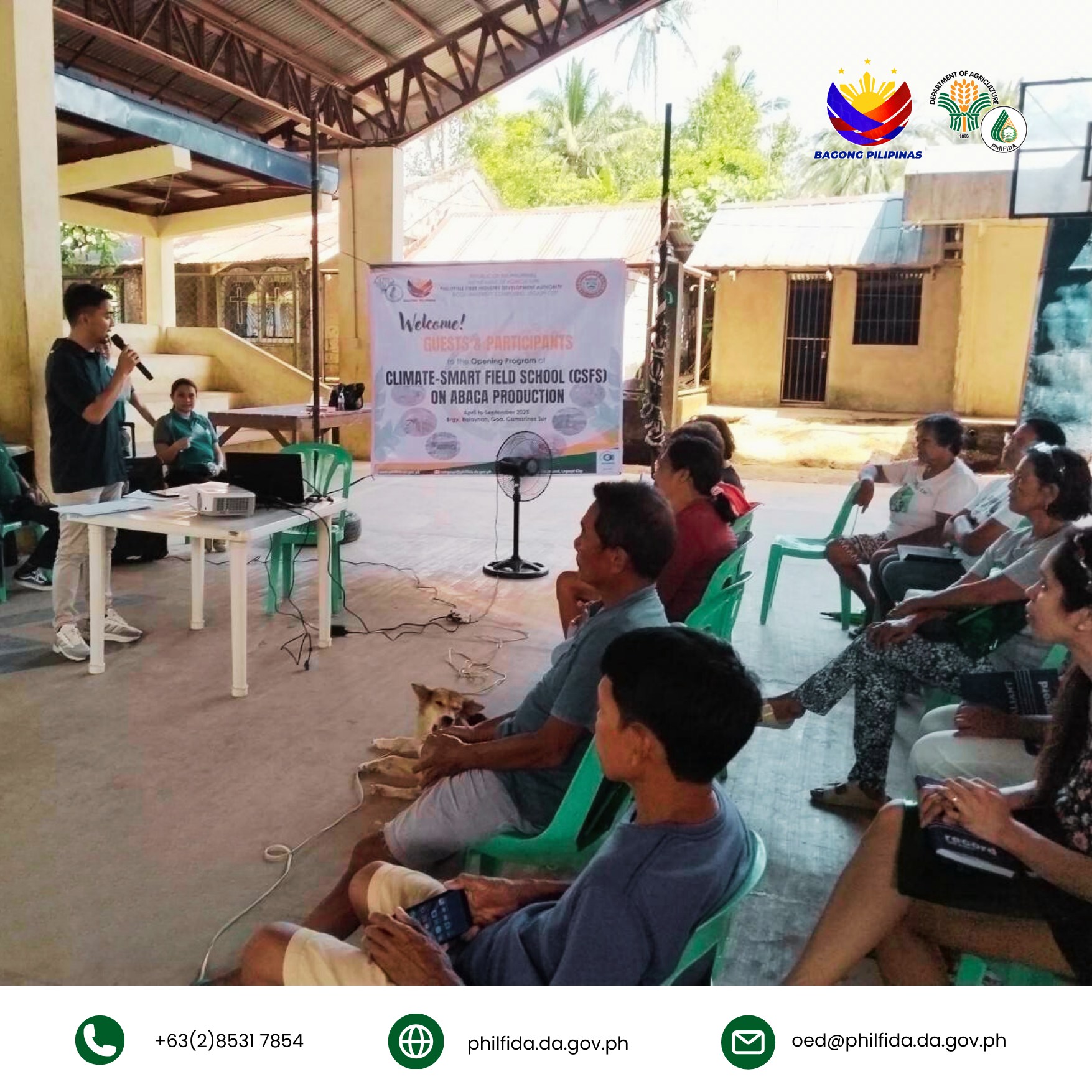 PhilFIDA Launches Climate-Smart Farmers' Field School on Abaca Prduction in Goa, Camarines Sur 4