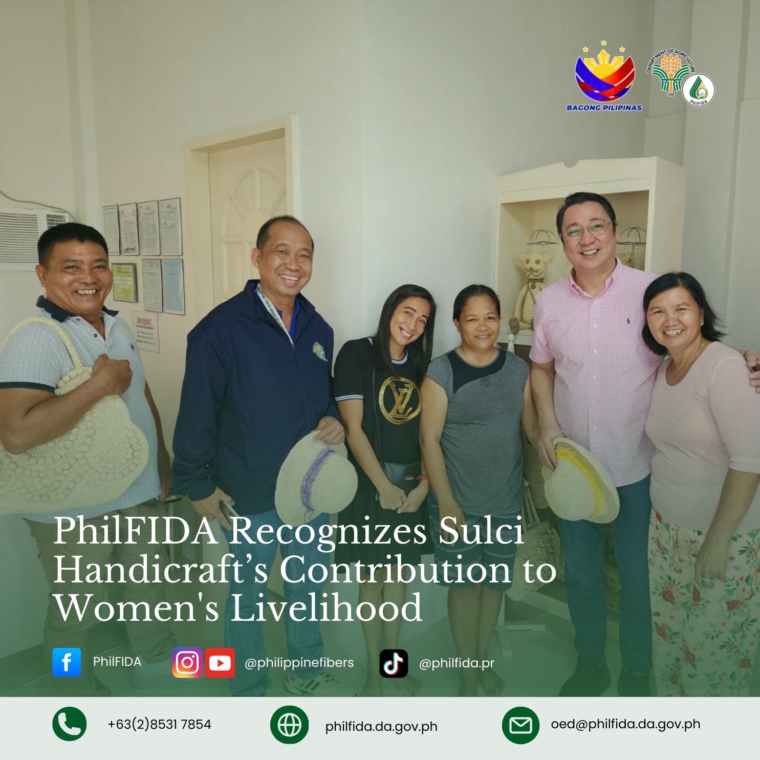 PhilFIDA Recognizes Sulci Handicraft's Contribution to Women's Livelihood