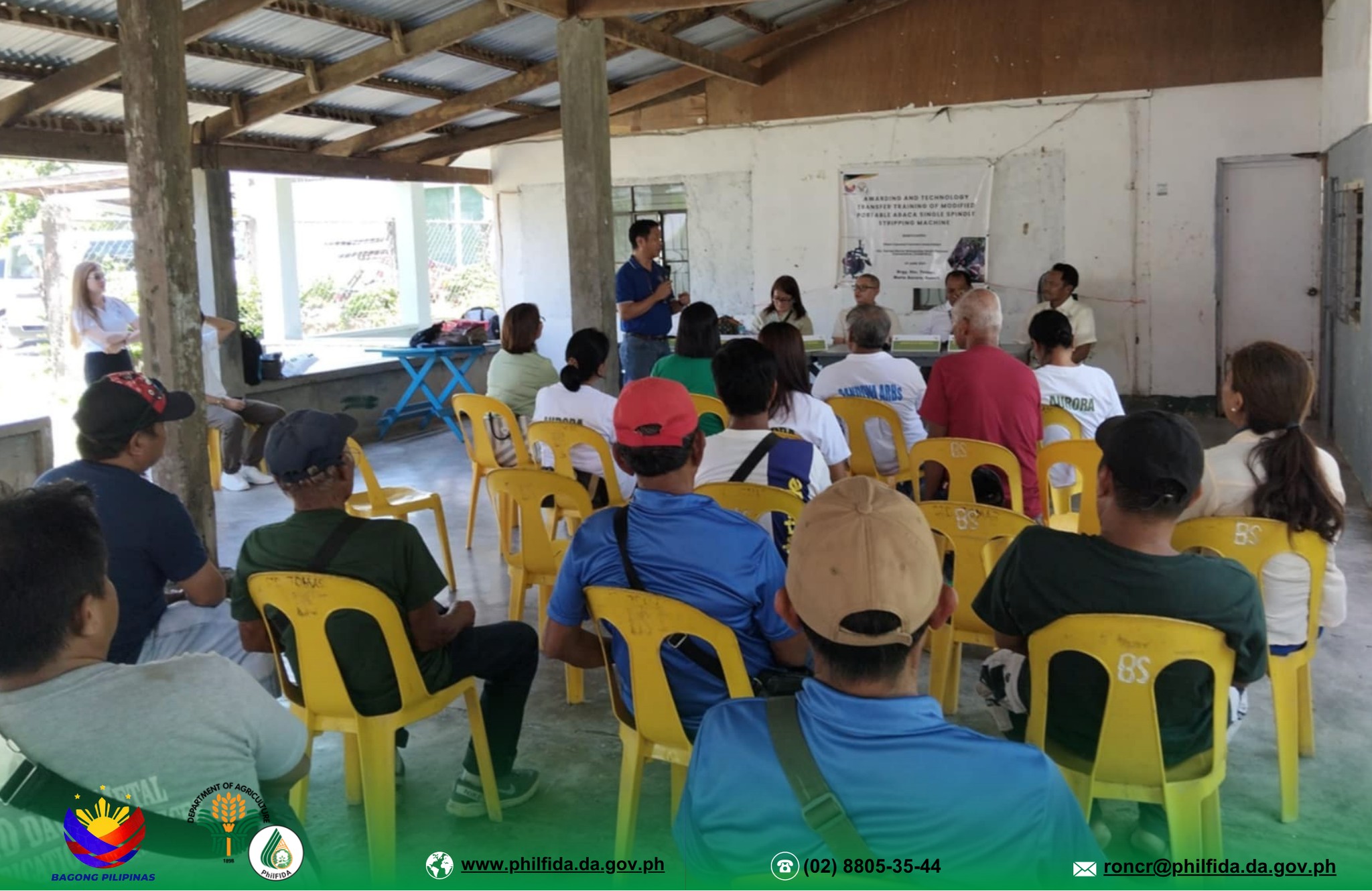 PhilFIDA RO IV Turns Over Two Units of Modified Portable Abaca Single-Spindle Stripping Machine (MPASSSM) in Maria Aurora, Aurora 3