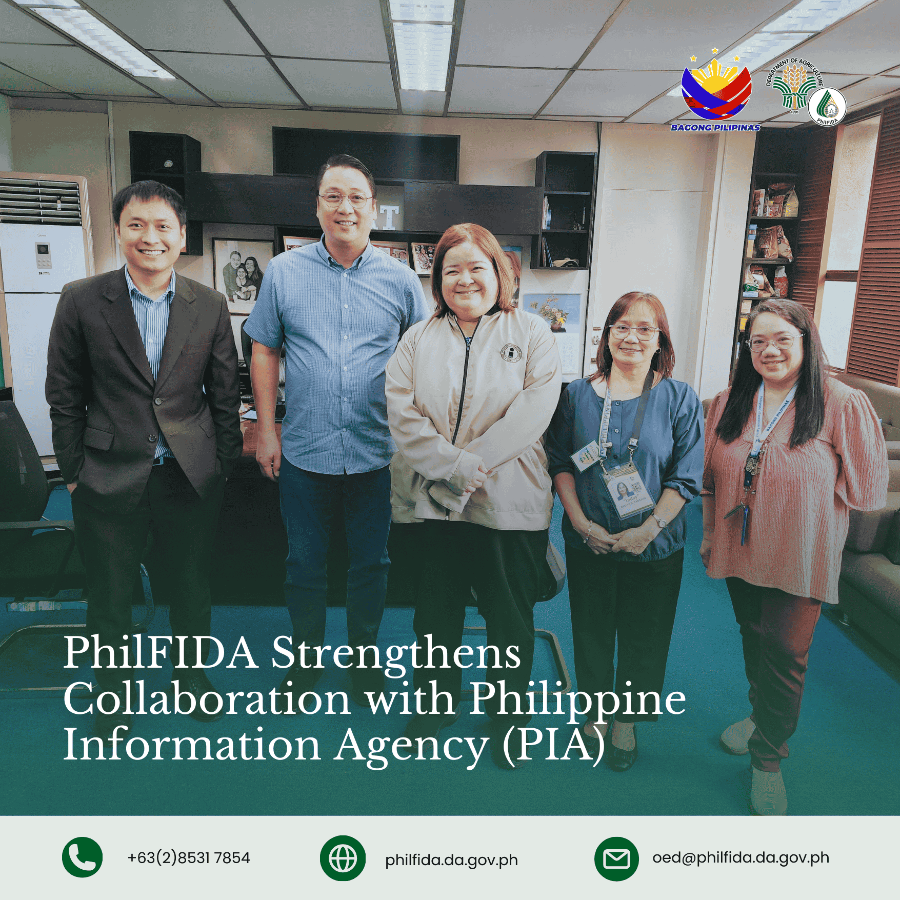 PhilFIDA strengthens collaboration with Philippine Information Agency (PIA)