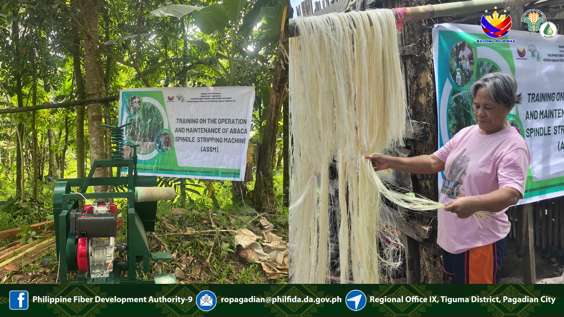 PhilFIDA Zamboanga del Norte COnducts Training on the Operation and Maintenance of Abaca Spindle Stripping Machines (ASSM) 1