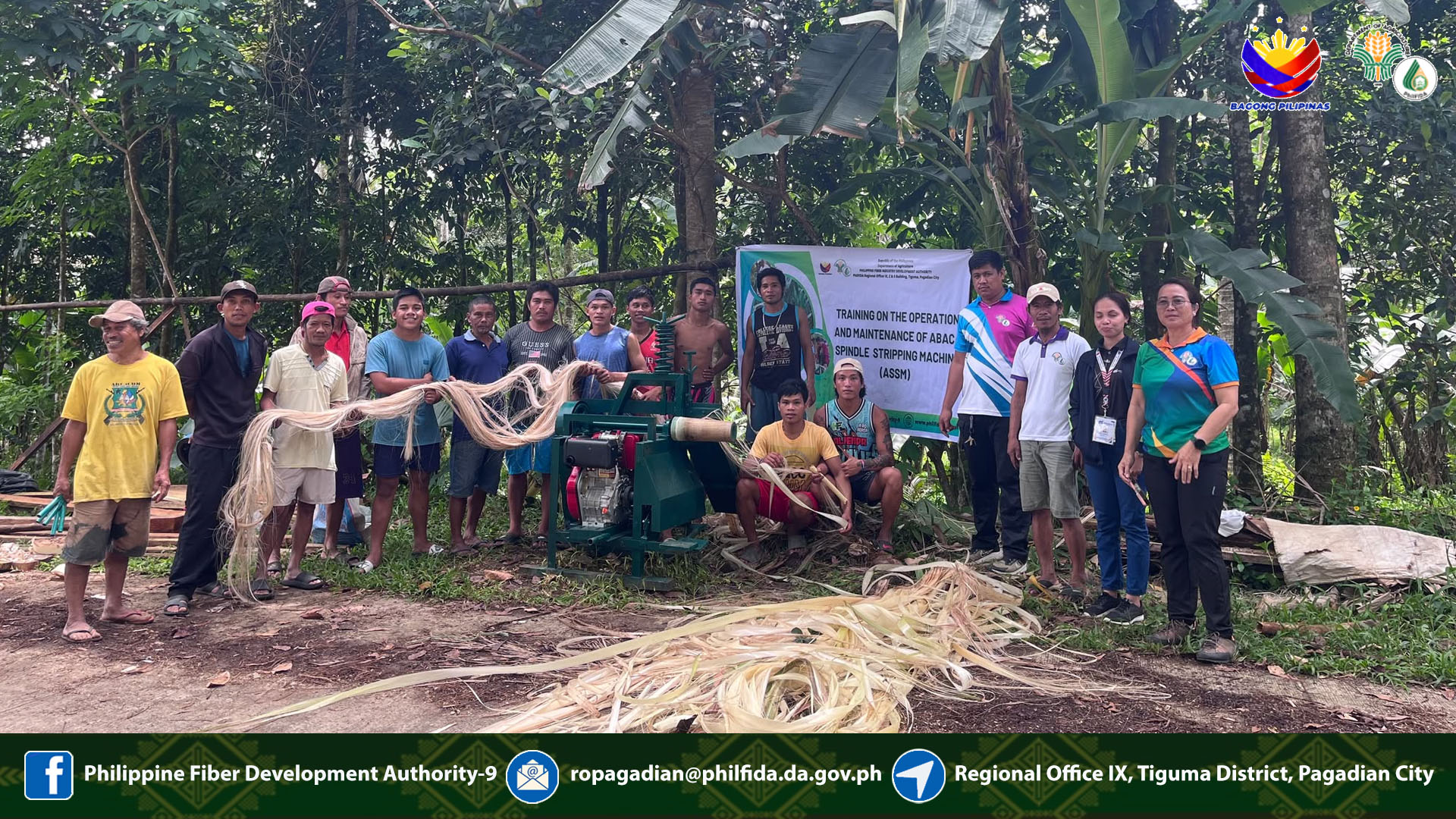 PhilFIDA Zamboanga del Norte COnducts Training on the Operation and Maintenance of Abaca Spindle Stripping Machines (ASSM) 2