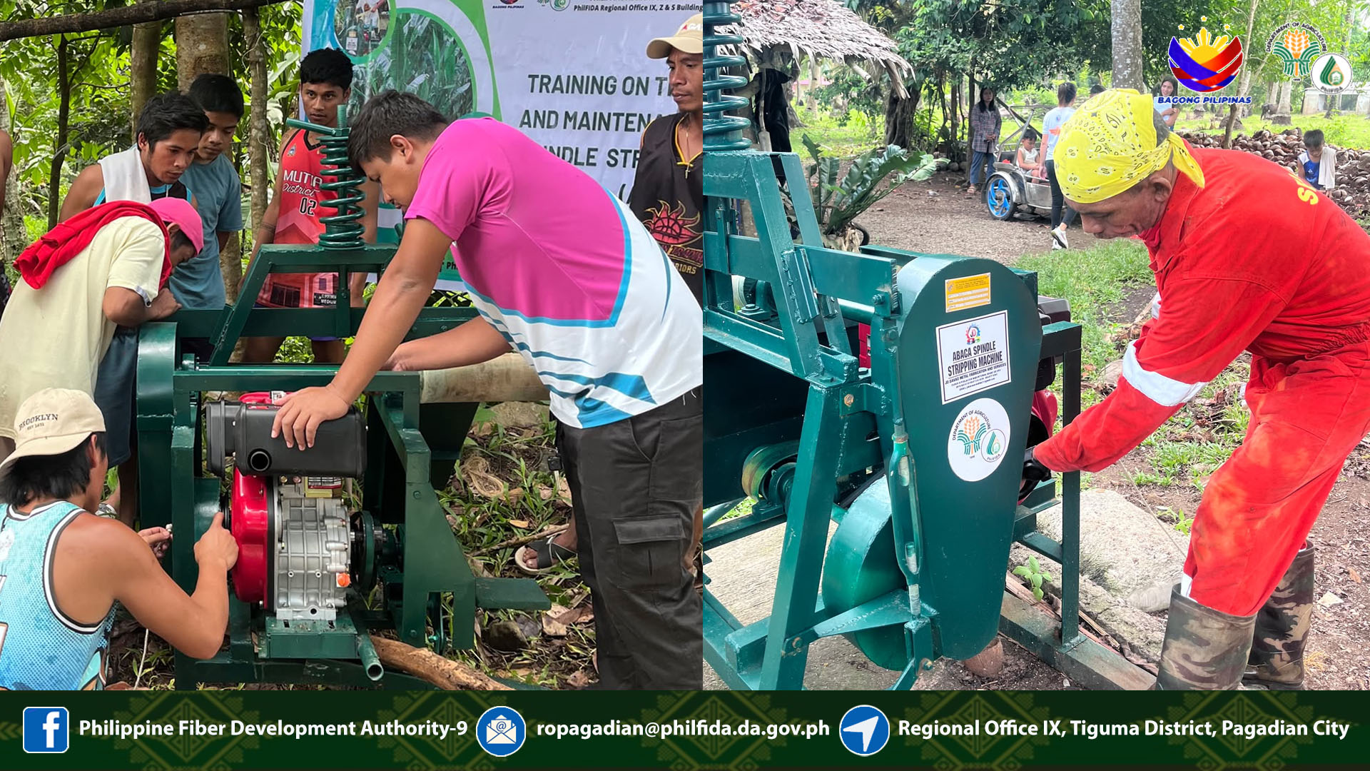 PhilFIDA Zamboanga del Norte COnducts Training on the Operation and Maintenance of Abaca Spindle Stripping Machines (ASSM) 5