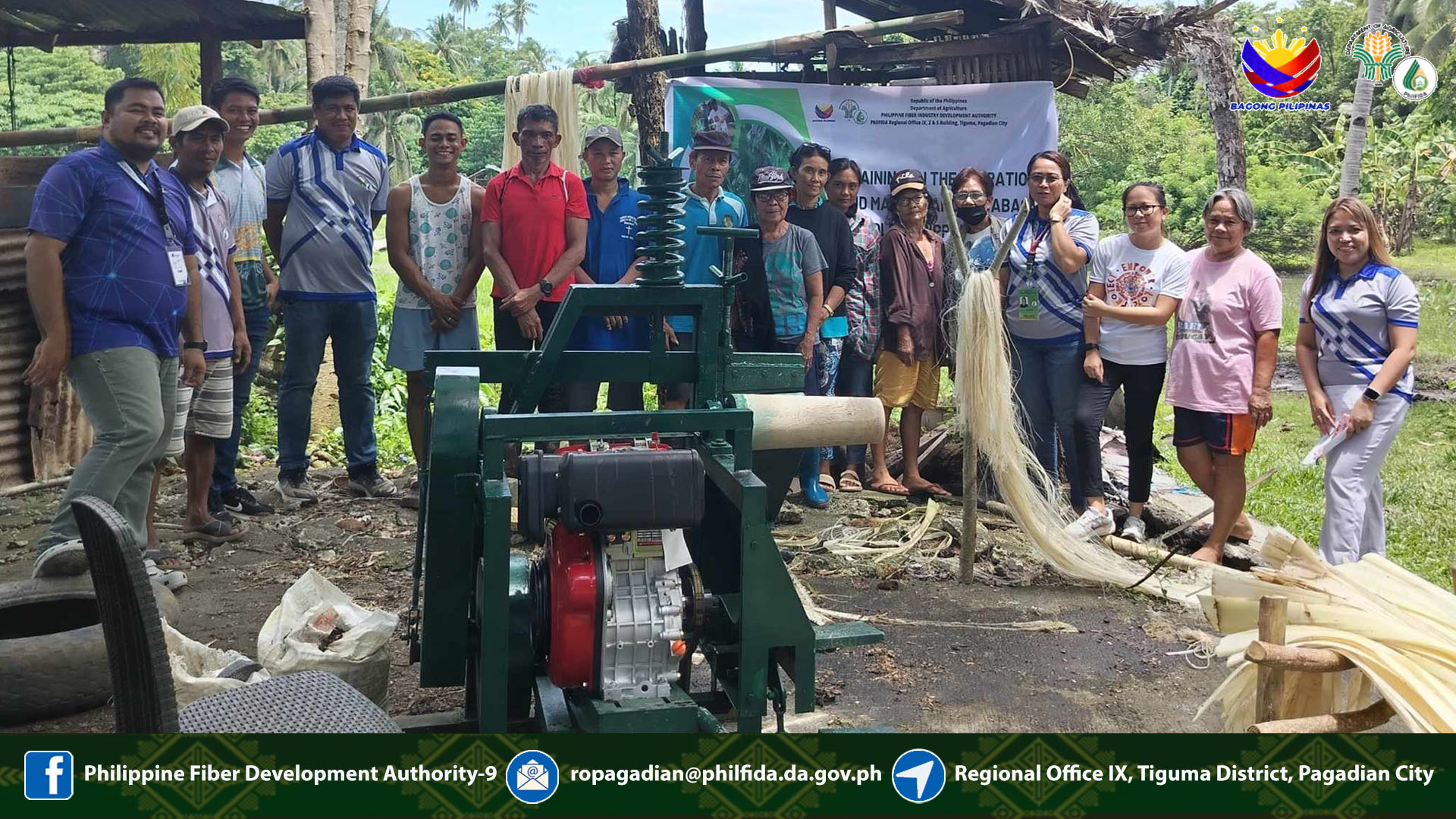 PhilFIDA Zamboanga del Norte COnducts Training on the Operation and Maintenance of Abaca Spindle Stripping Machines (ASSM) 6