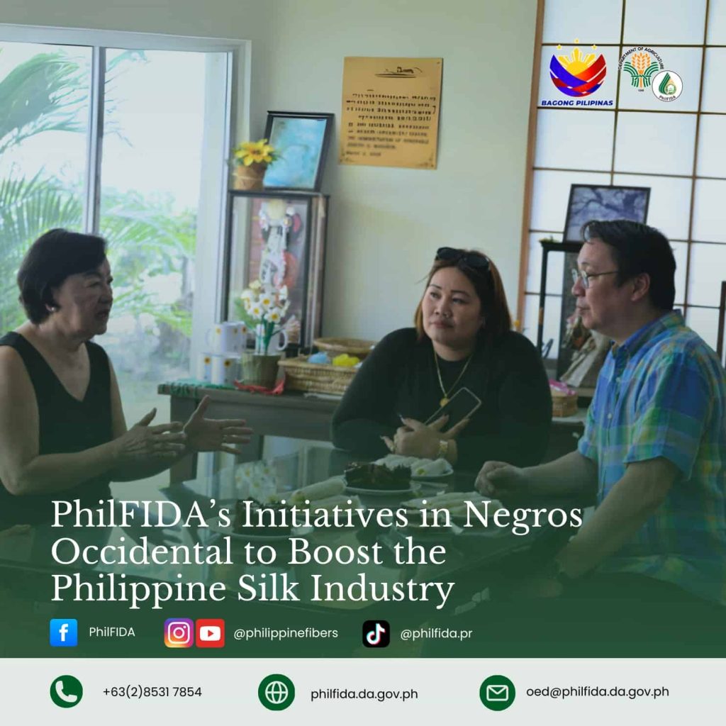 PhilFIDA’s Initiatives in Negros Occidental to Boost the Philippine Silk Industry