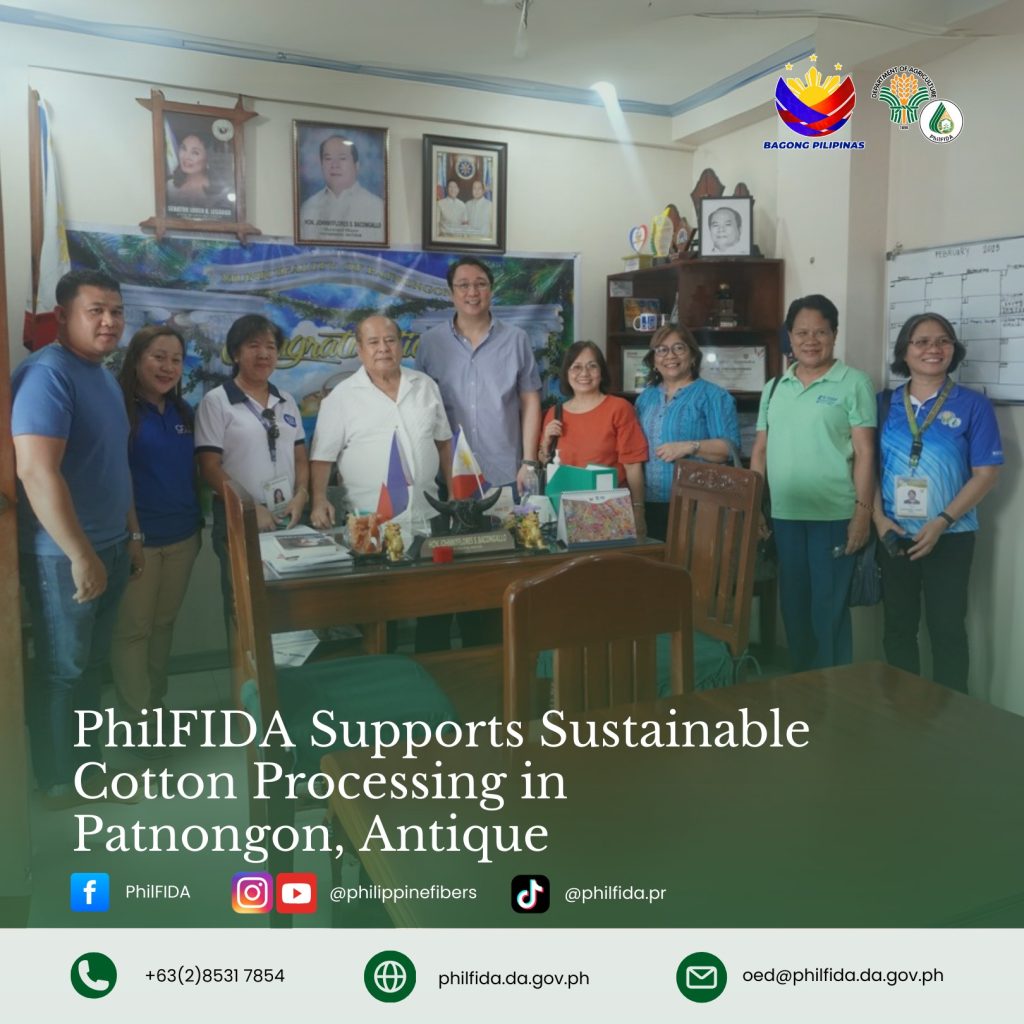 PhilFIDA Supports Sustainable Cotton Processing in Patnongon, Antique