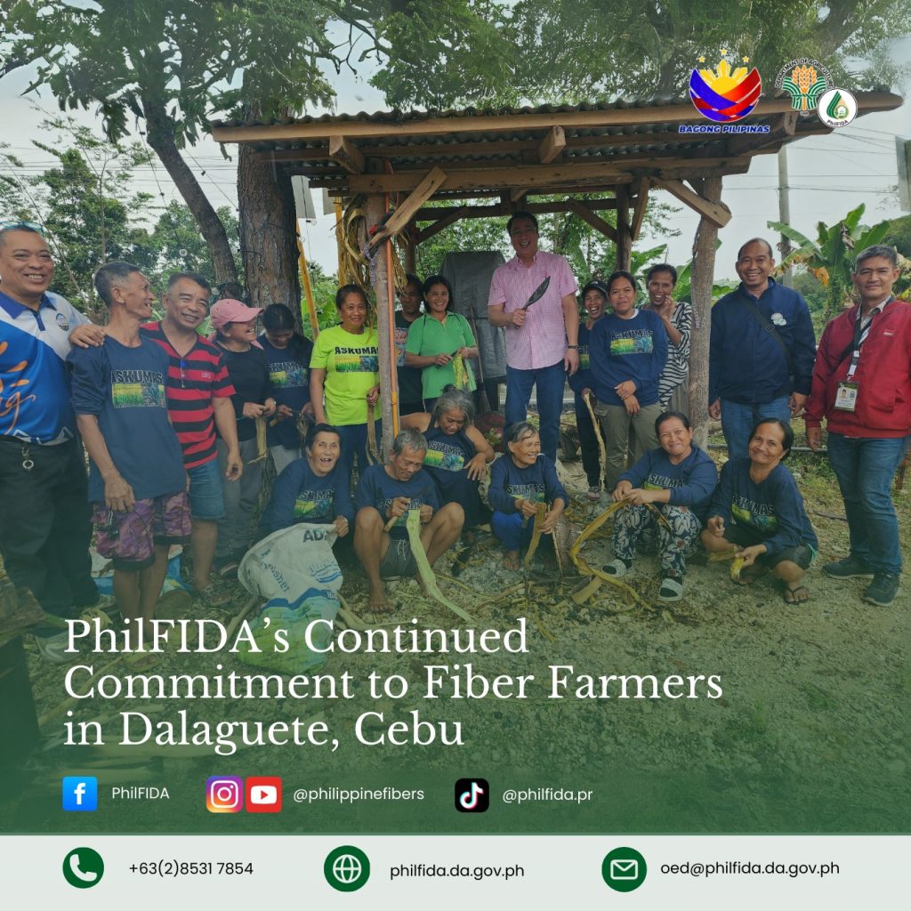 PhilFIDA’s Continued Commitment to Fiber Farmers in Dalaguete, Cebu