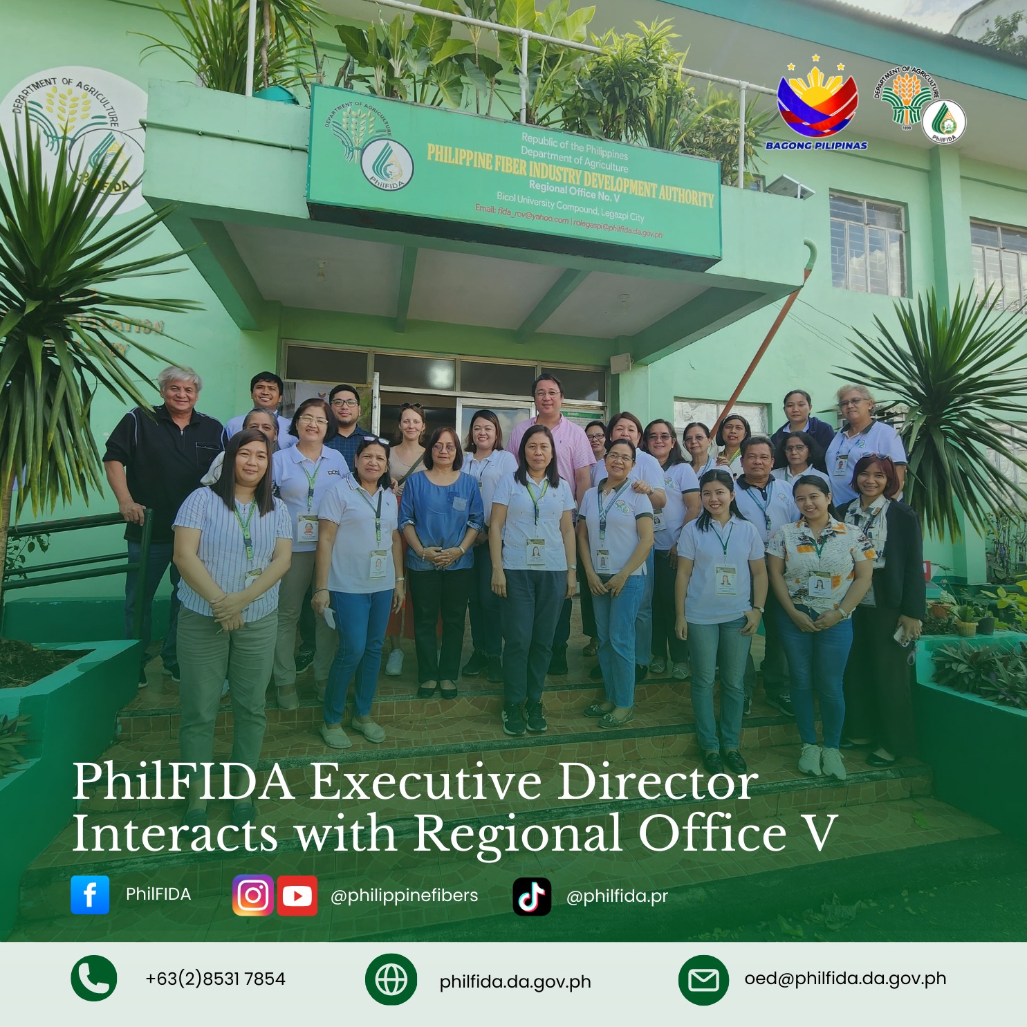 PhilFIDA Executive Director Interacts with Regional Office V
