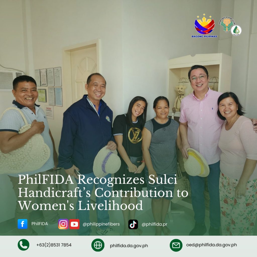 PhilFIDA Recognizes Sulci Handicraft’s Contribution to Women’s Livelihood