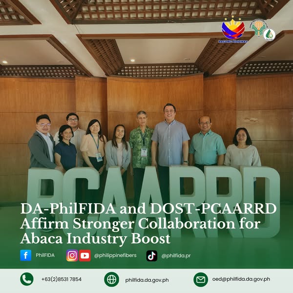 DA-PhilFIDA and DOST-PCAARD Affirm Stronger Collaboration for Abaca Industry Boost
