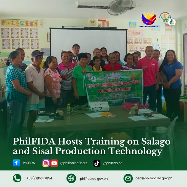 PhilFIDA Hosts Training on Salago and Sisal Production Technology