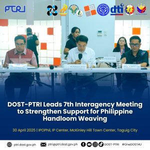 DOST-PTRI Leads 7th Interagency Meeting to Strengthen Support for Philippine Handloom Weaving