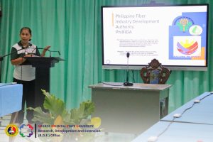 Presentation of 1st Draft of MOU Revival of Fiber Industry in Negros Oriental