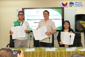 MOA between Philippine Fiber Industry Development Authority and National Housing Authority