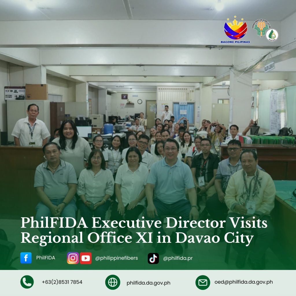 PhilFIDA Executive Director Visits PhilFIDA Regional Office XI in Davao City