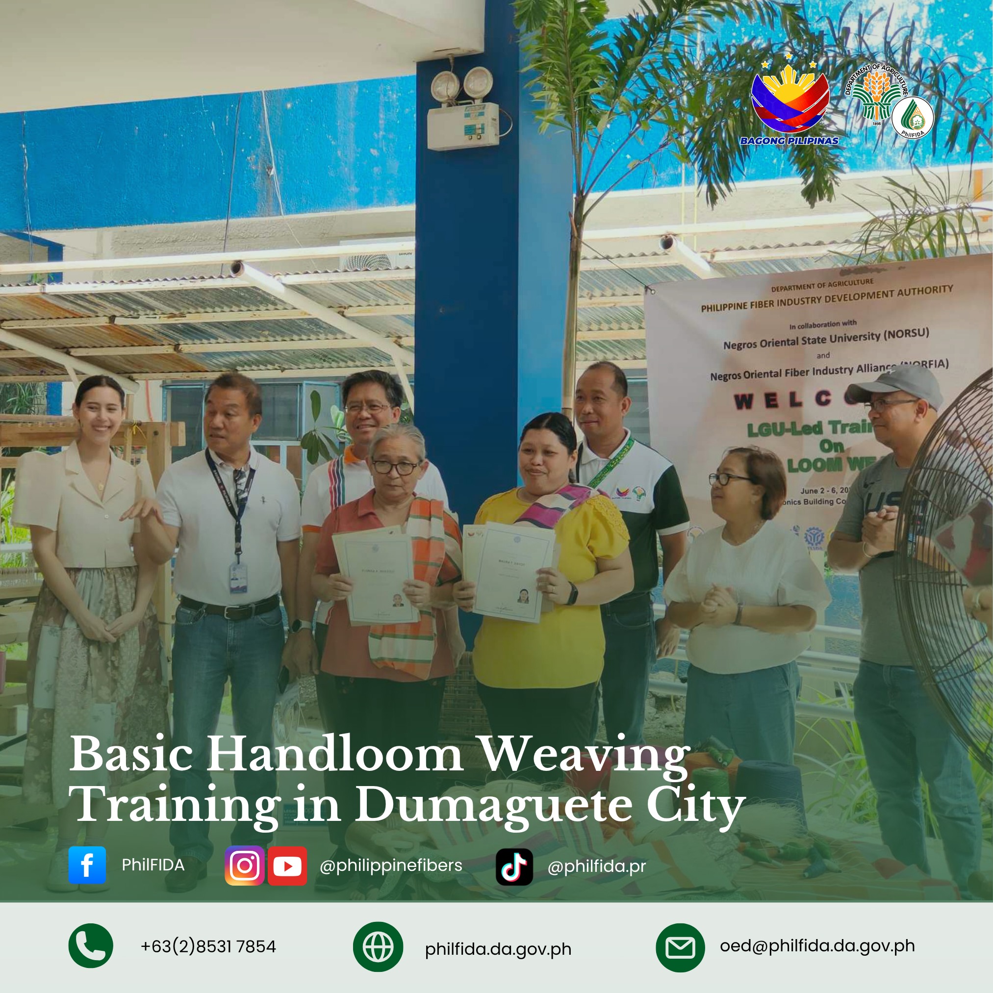 Basic Handloom Weaving Training in Dumaguete City